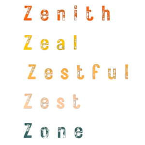 Zenith/Zeal Typography